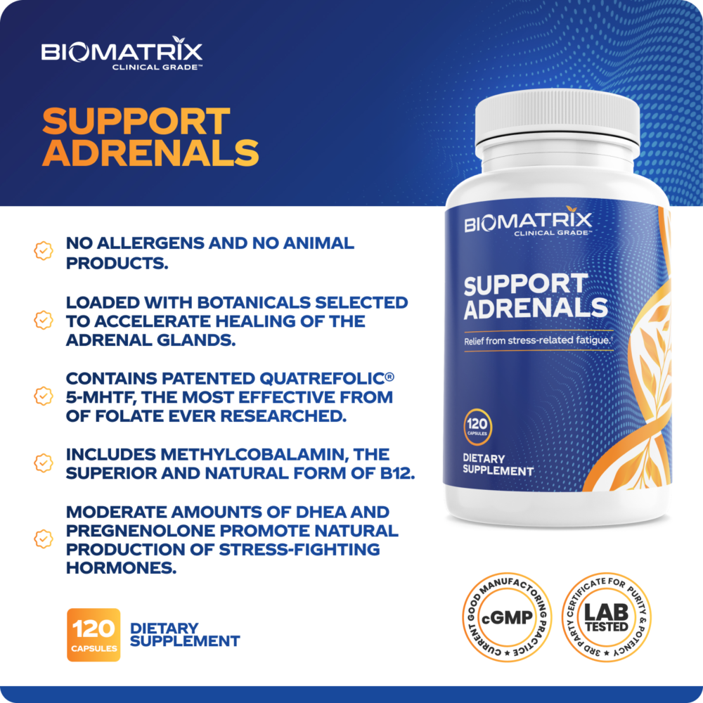 BioMatrix Support Adrenals B Vitamins and Adaptogens